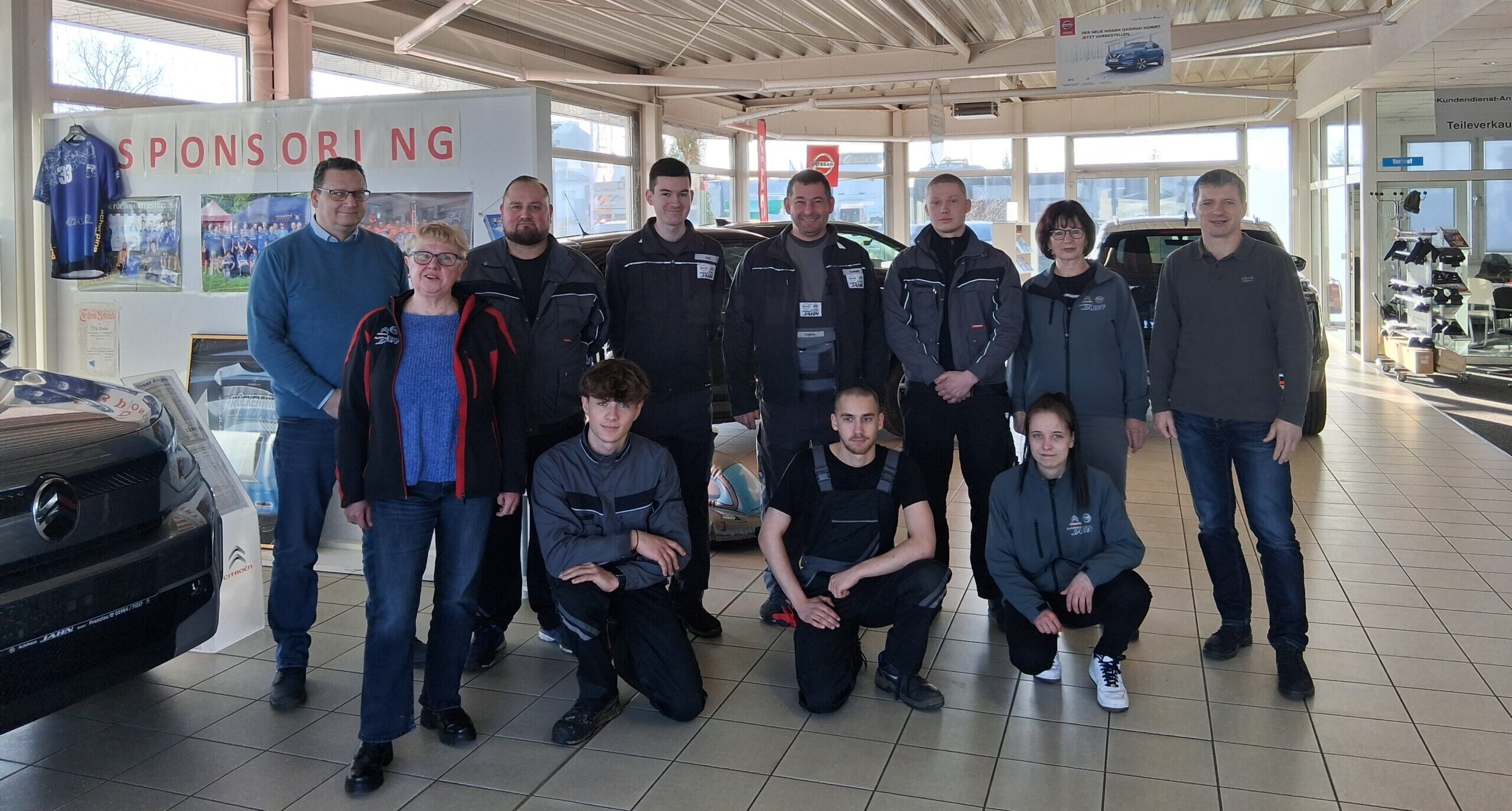 Team des Autohaus Jahn in Prenzlau