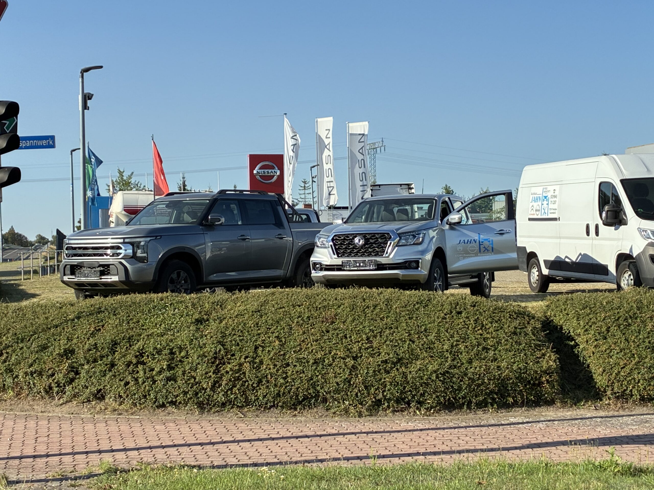Pick-ups und Transporter für den gewerblichen Einsatz beim Autohaus Jahn